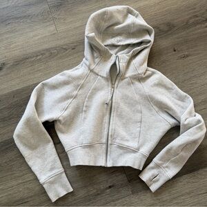 Lululemon cropped scuba sweatshirt hoodie